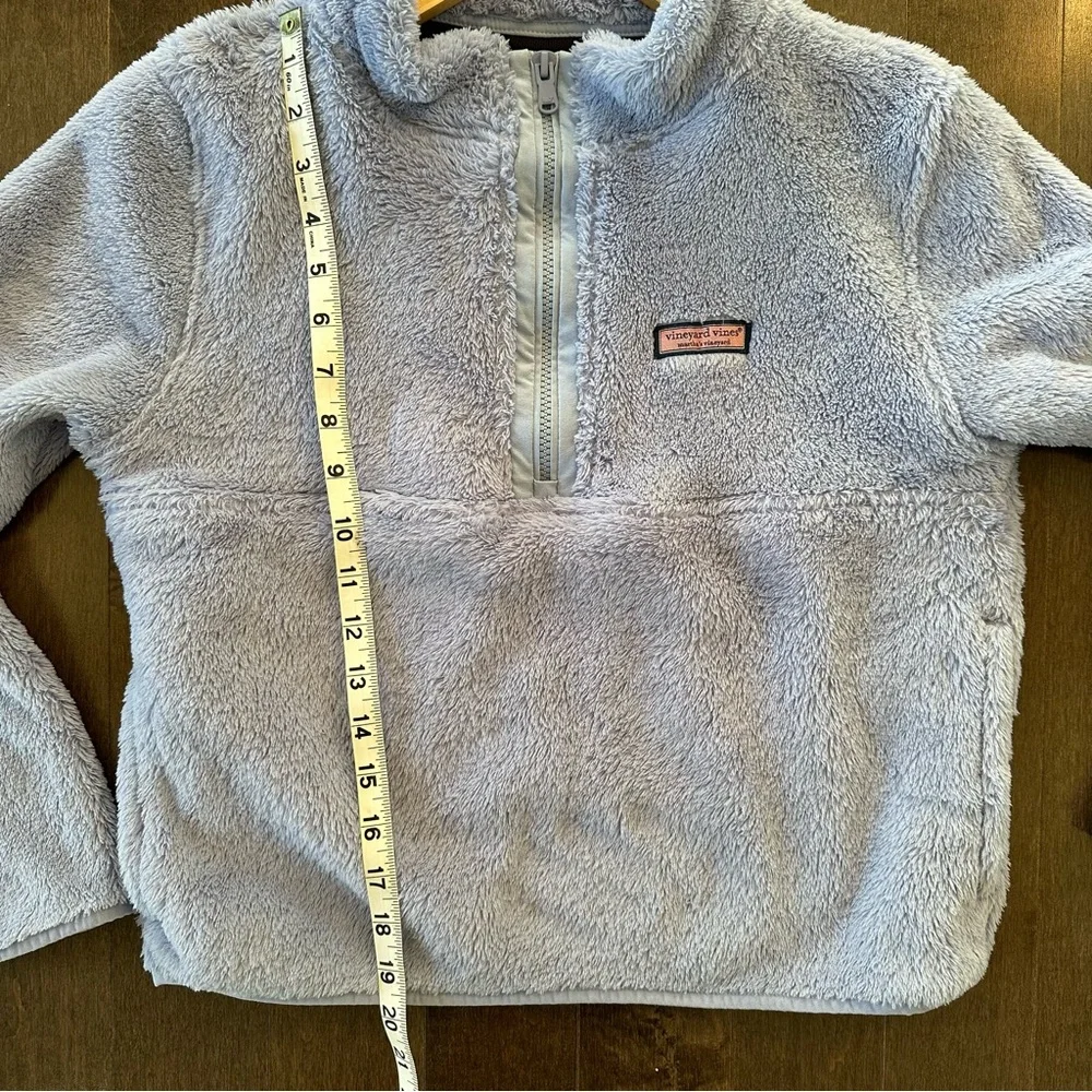 Vineyard Vines Girls Fleece 1/2 Zip Pullover Purple Cold Weather Comfort ‎ XL